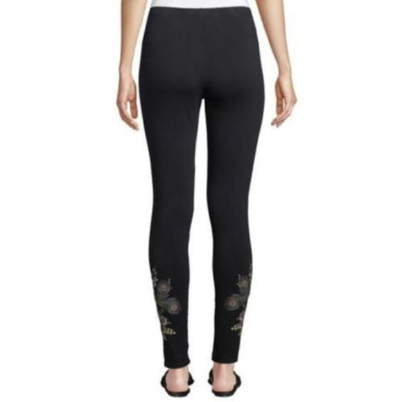 JWLA Johnny Was Vernazza Black Embroidered Legging - Picture 2 of 3